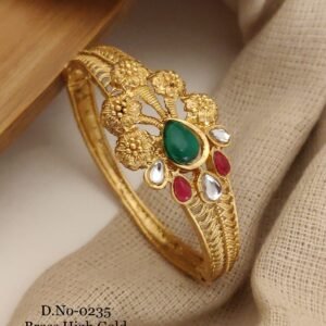 Antique Floral Kada Bracelet