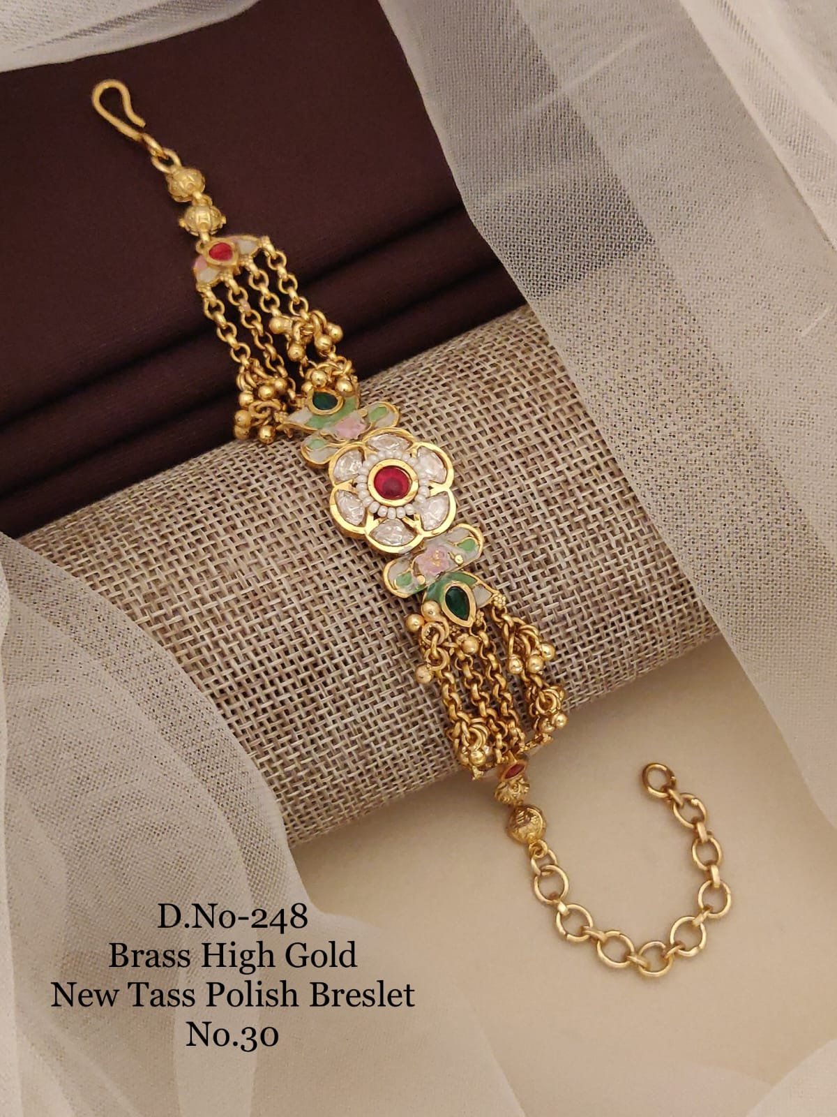 Butterfly Bloom Enamel Bracelet