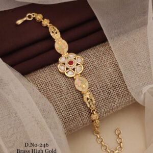 Layered Floral Temple Bracelet