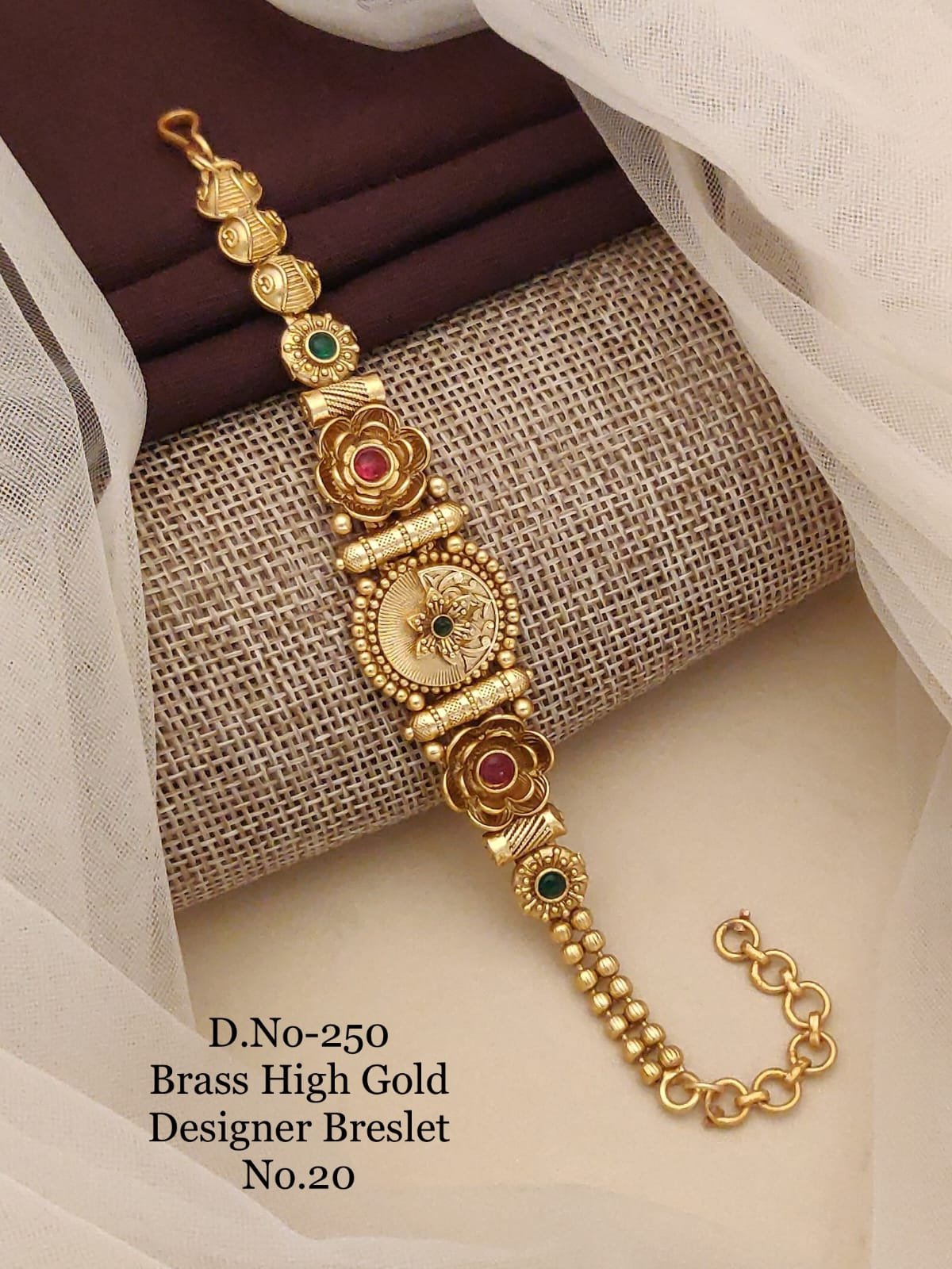 Heritage Floral Charm Bracelet