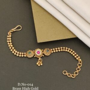 Floral Ruby Antique Bracelet