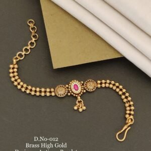 Vintage Round Ruby Bracelet