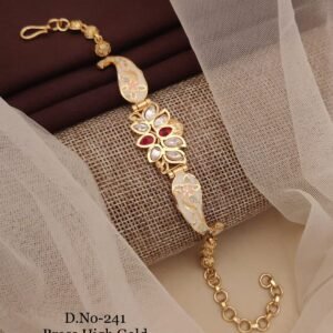 Enamel Paisley Tass Polish Bracelet