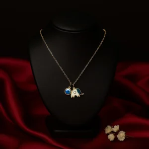 Evil Eye Ghost Charm Necklace